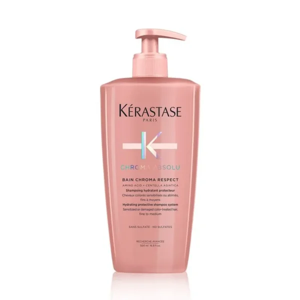 Kérastase Chroma Absolu Bain Chroma Riche - Shampoo Nutritivo para Cabello Teñido y Seco