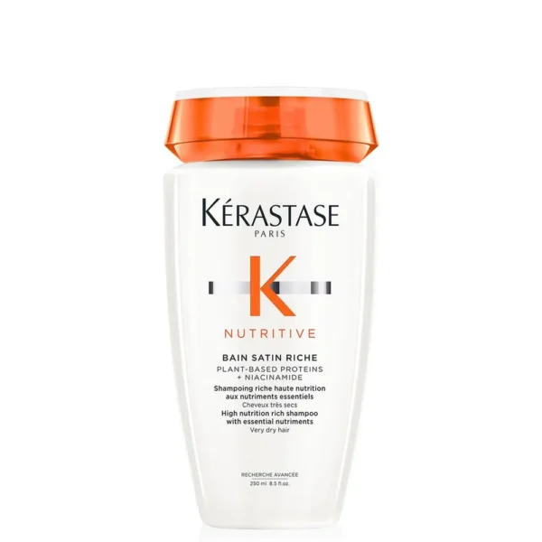 Shampoo Kérastase Nutritive Bain Satin Riche Nutrición Intensa Del Cabello 250ml