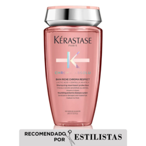 Kérastase Chroma Absolu Bain Chroma Riche - Shampoo Nutritivo para Cabello Teñido y Seco 250 ml