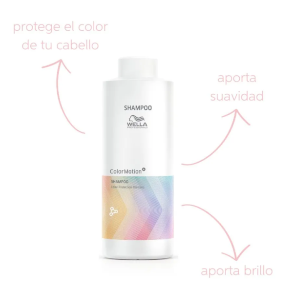 SHAMPO WELLA COLOR MOTION 1000 ML - Imagen 2