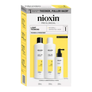 Kit Nioxin Sistema # 1 Cabello Natural Con Debilitamiento Ligero